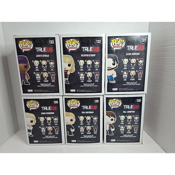 True Blood Sookie Stackhouse complete Funko Pop Television set Of 6 W/Protectors